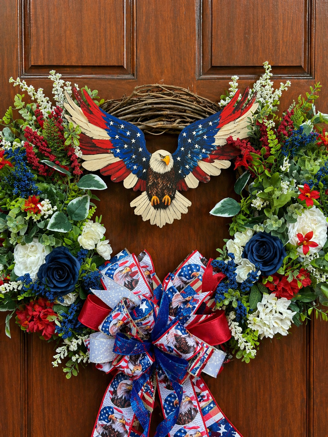 Patriotic Eagle Wreath