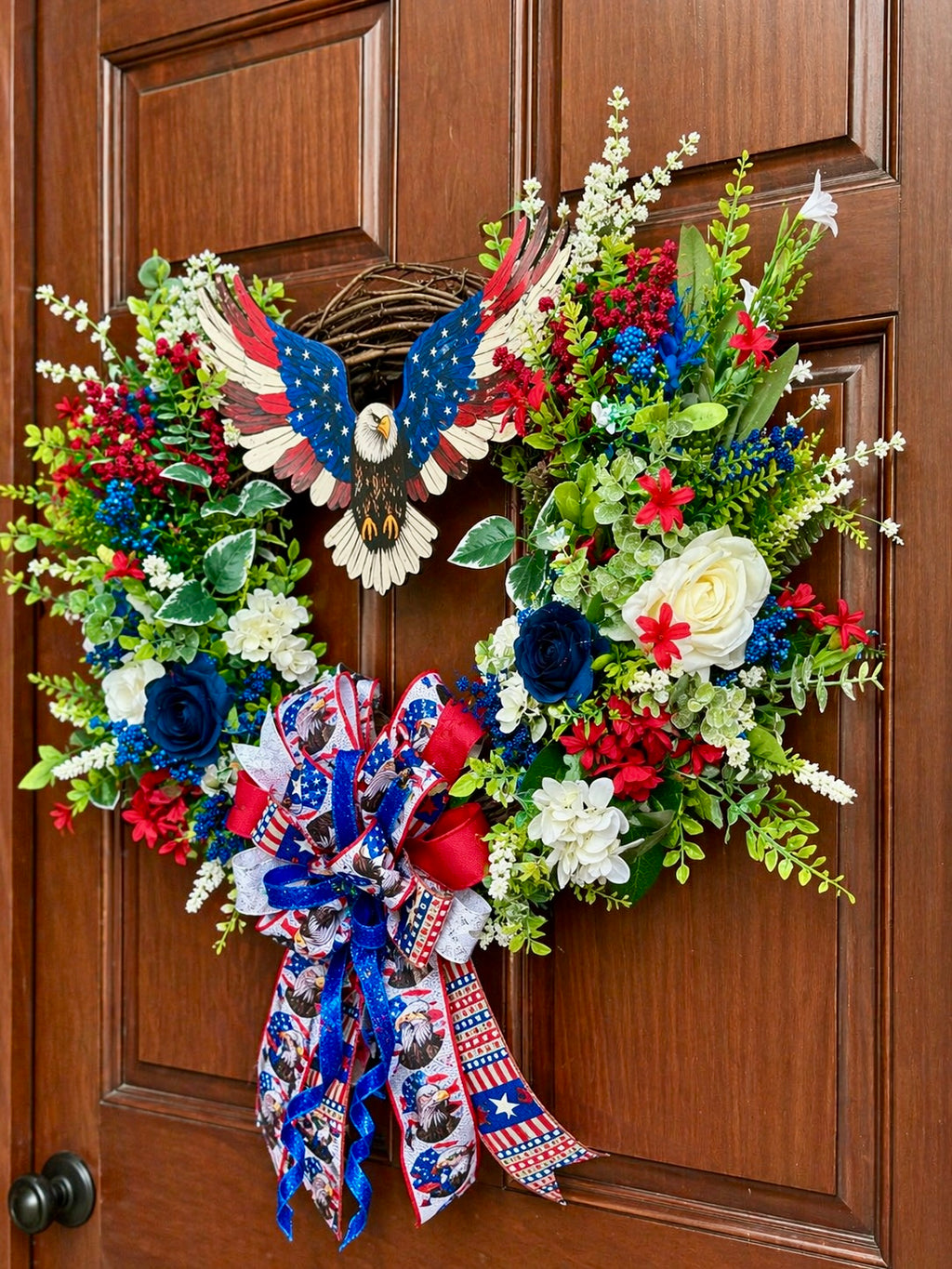 Patriotic Eagle Wreath