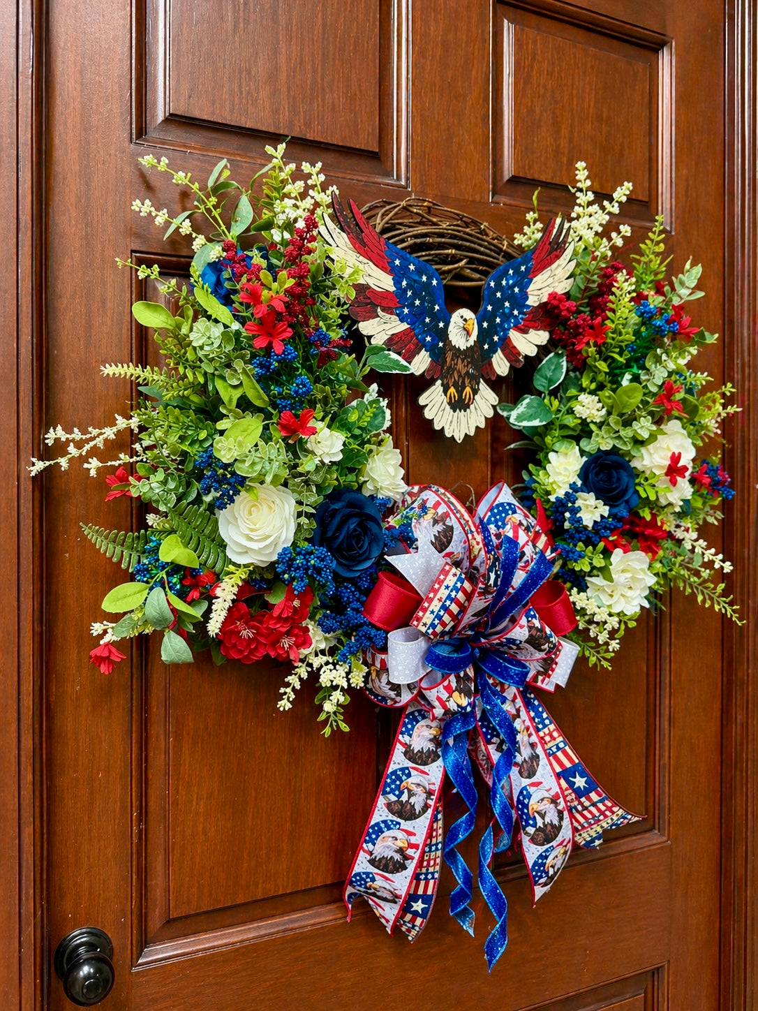 Patriotic Eagle Wreath