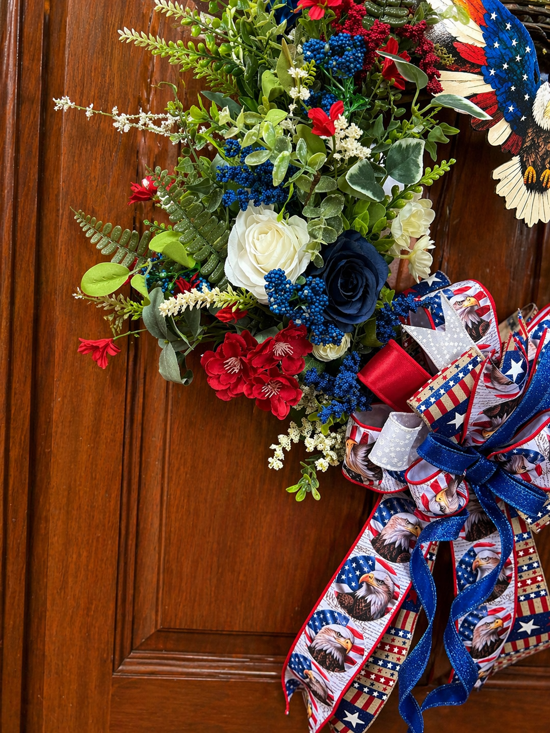 Patriotic Eagle Wreath
