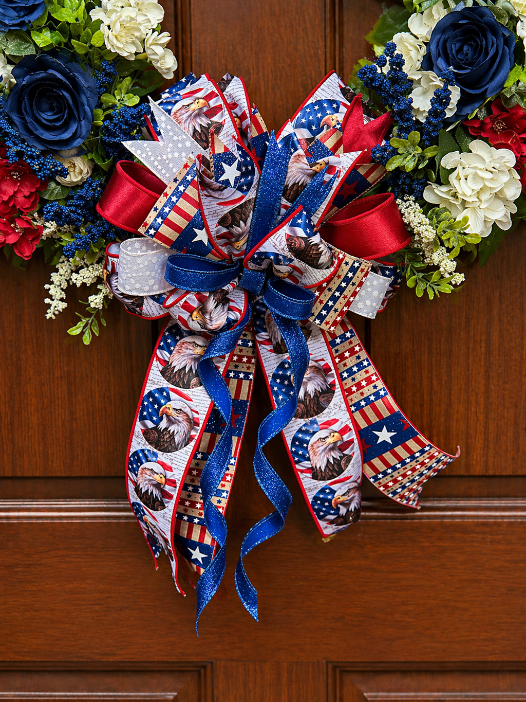 Patriotic Eagle Wreath